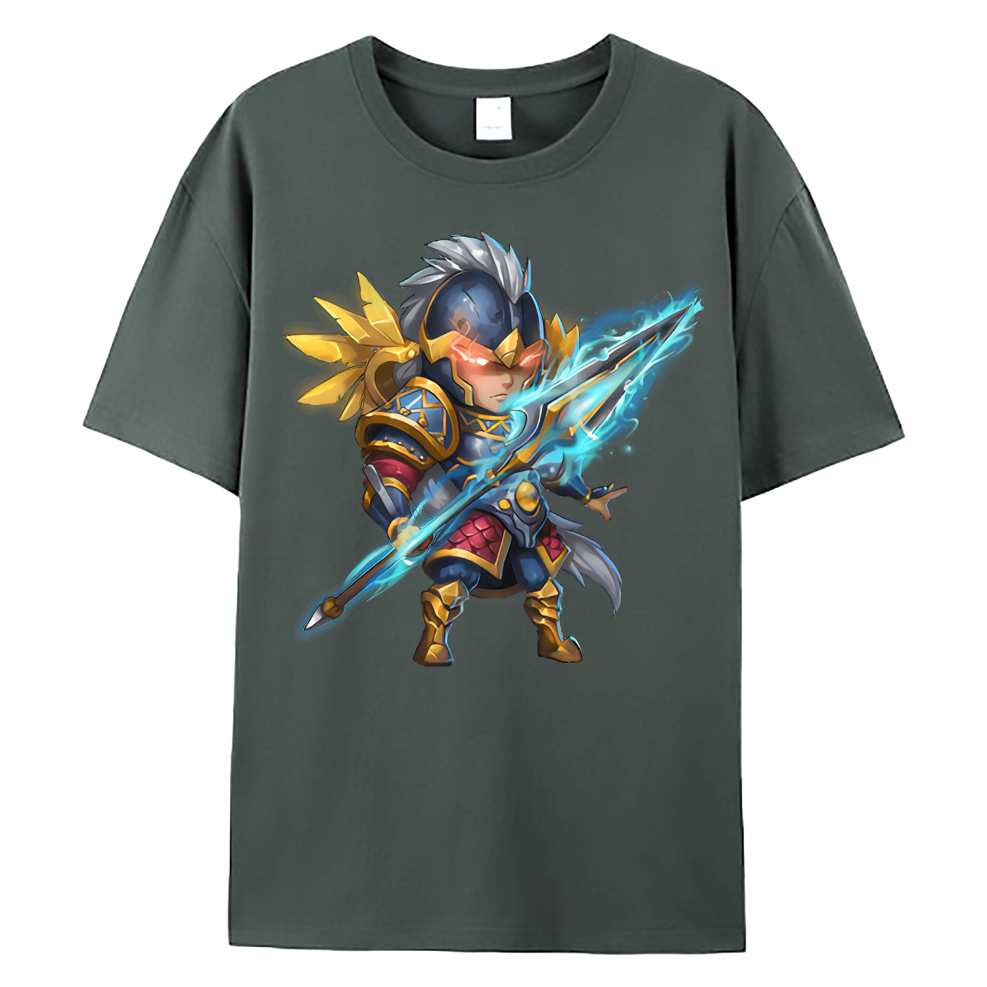 （画像用） リーグ・オブ・レジェンド League of Legends LOL 綿100％ メンズ半袖Tシャツ｜肌触りやわらか＆通気性